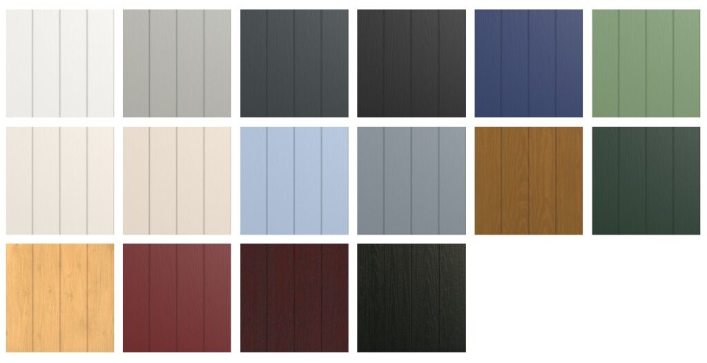 Composite door color and design